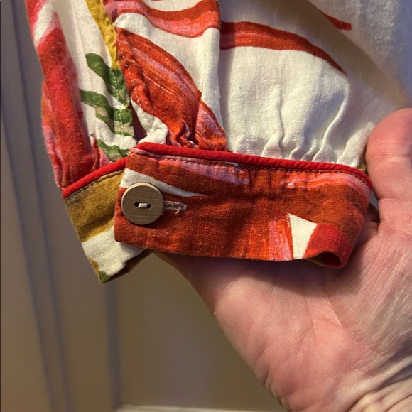 FARM Rio Spring Forest Leaf Print Jumpsuit Small - Picture 10 of 14